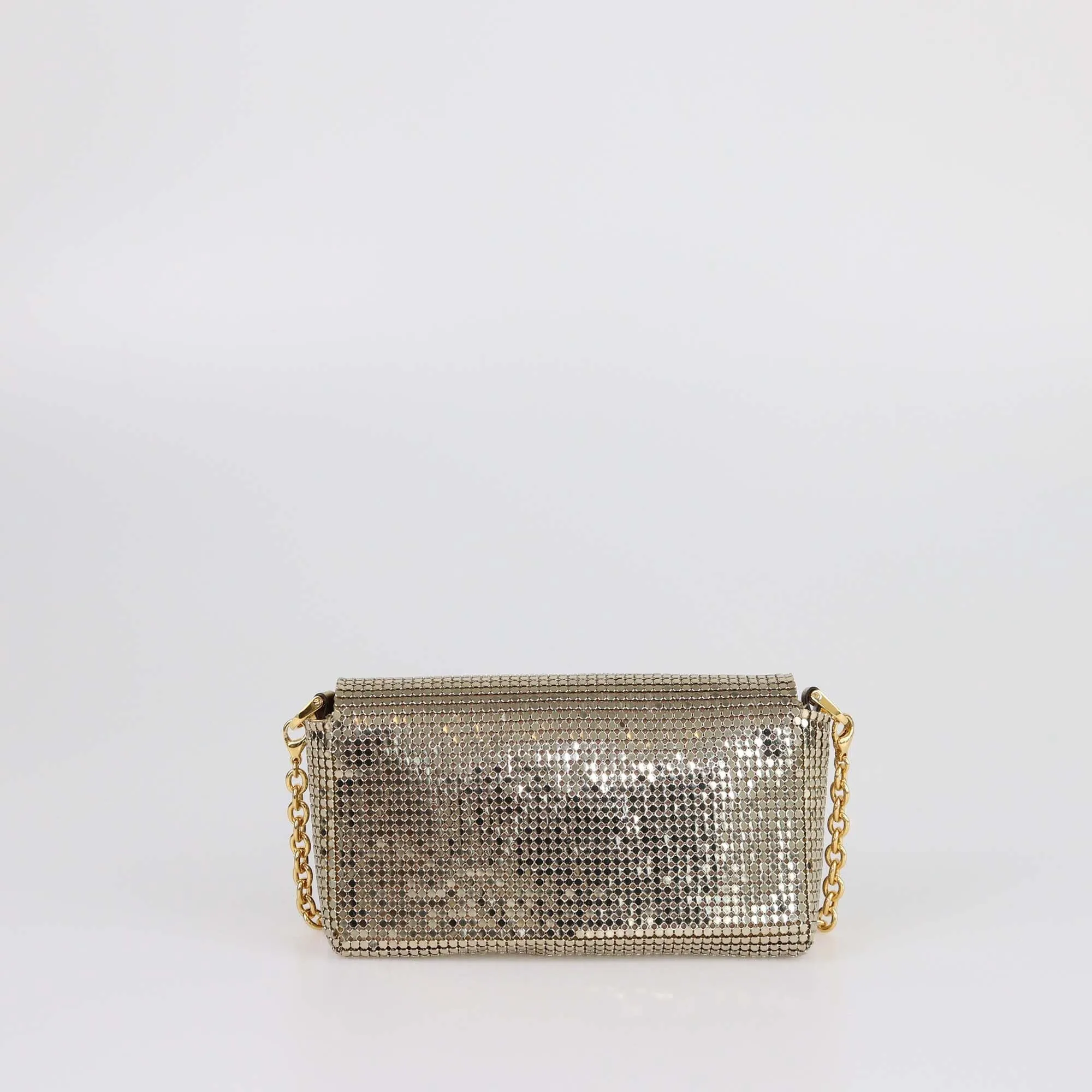Tom Ford Gold Chainmail Mini Phone Holder