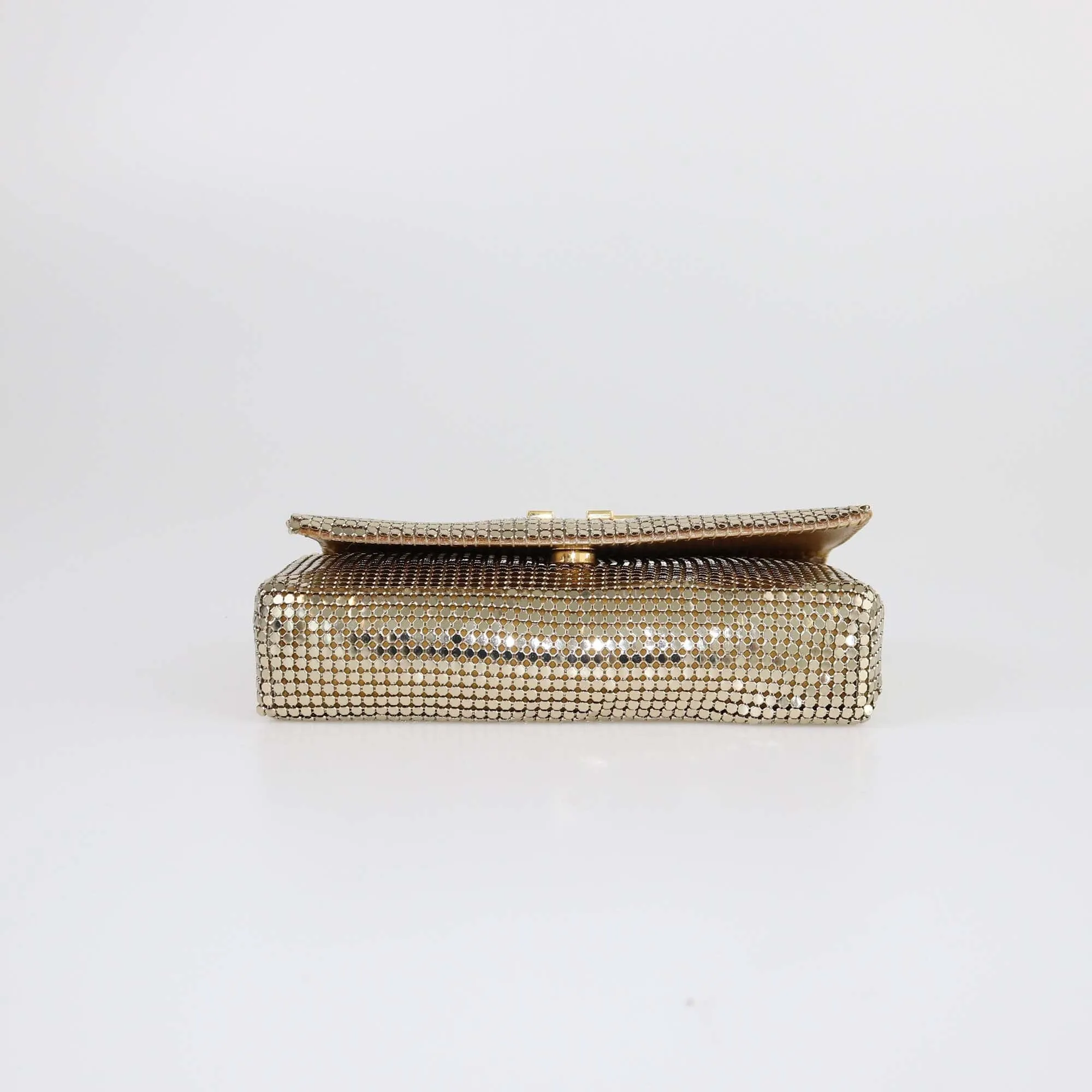 Tom Ford Gold Chainmail Mini Phone Holder